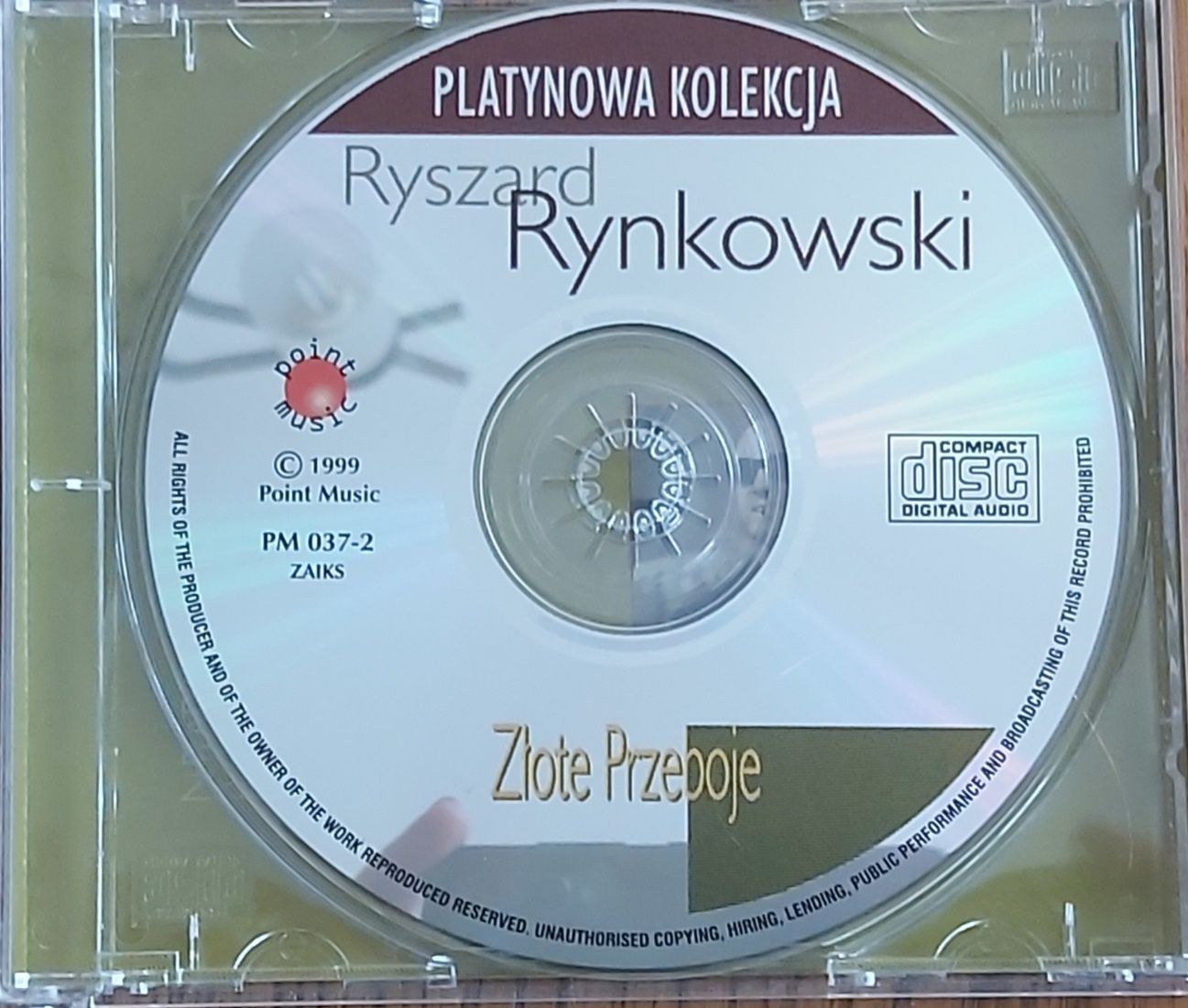 CD złote przeboje Ryszarda Rynkowskiego