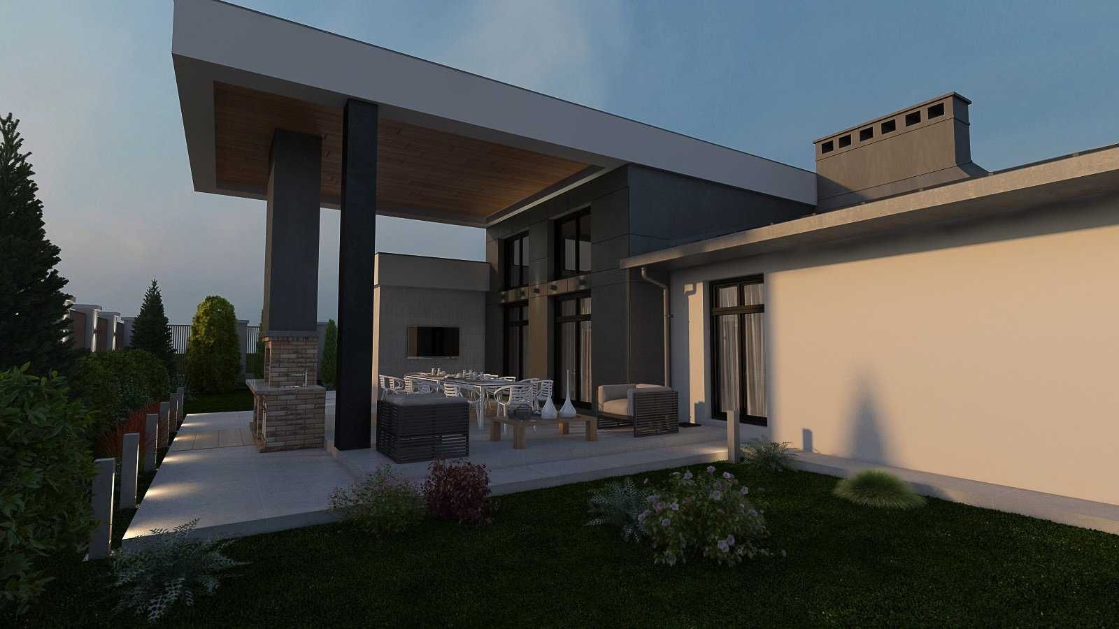 В продаже одноэтажный Дом из красного кирпича на участке 15-соток.