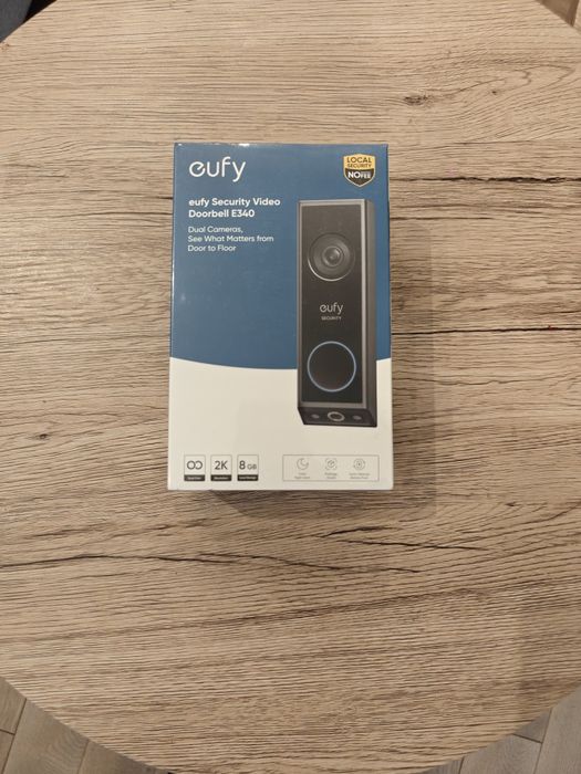 Nowe kamera Eufy E340 Doorbell wifi + Doorbell Chime dodatkowy dzwonek