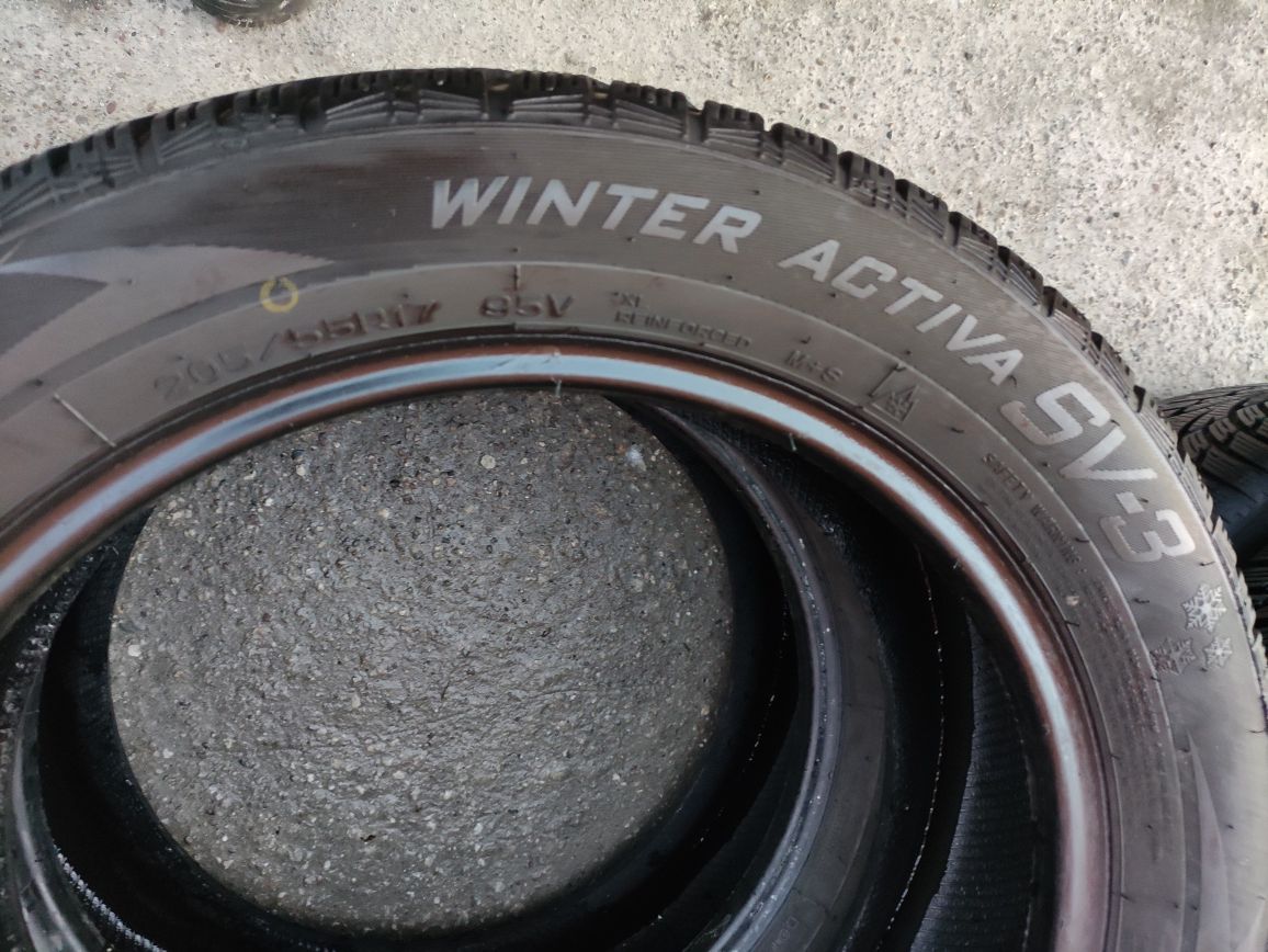 205/55R17 95V XL Opony zimowe Nankang Winter Activa SV-3 zima 7mm 19r.