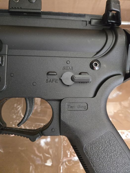 Nowy Czarny Karabin na kulki żelowe do zabawy