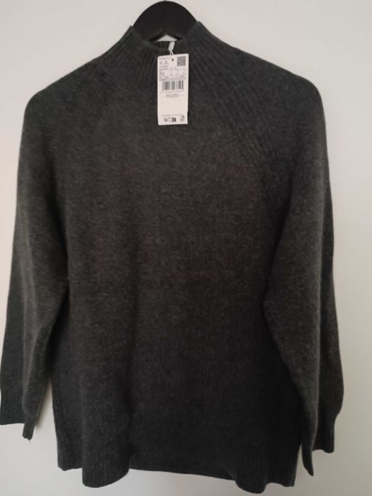 Sweter oversize z półgolfem MANGO