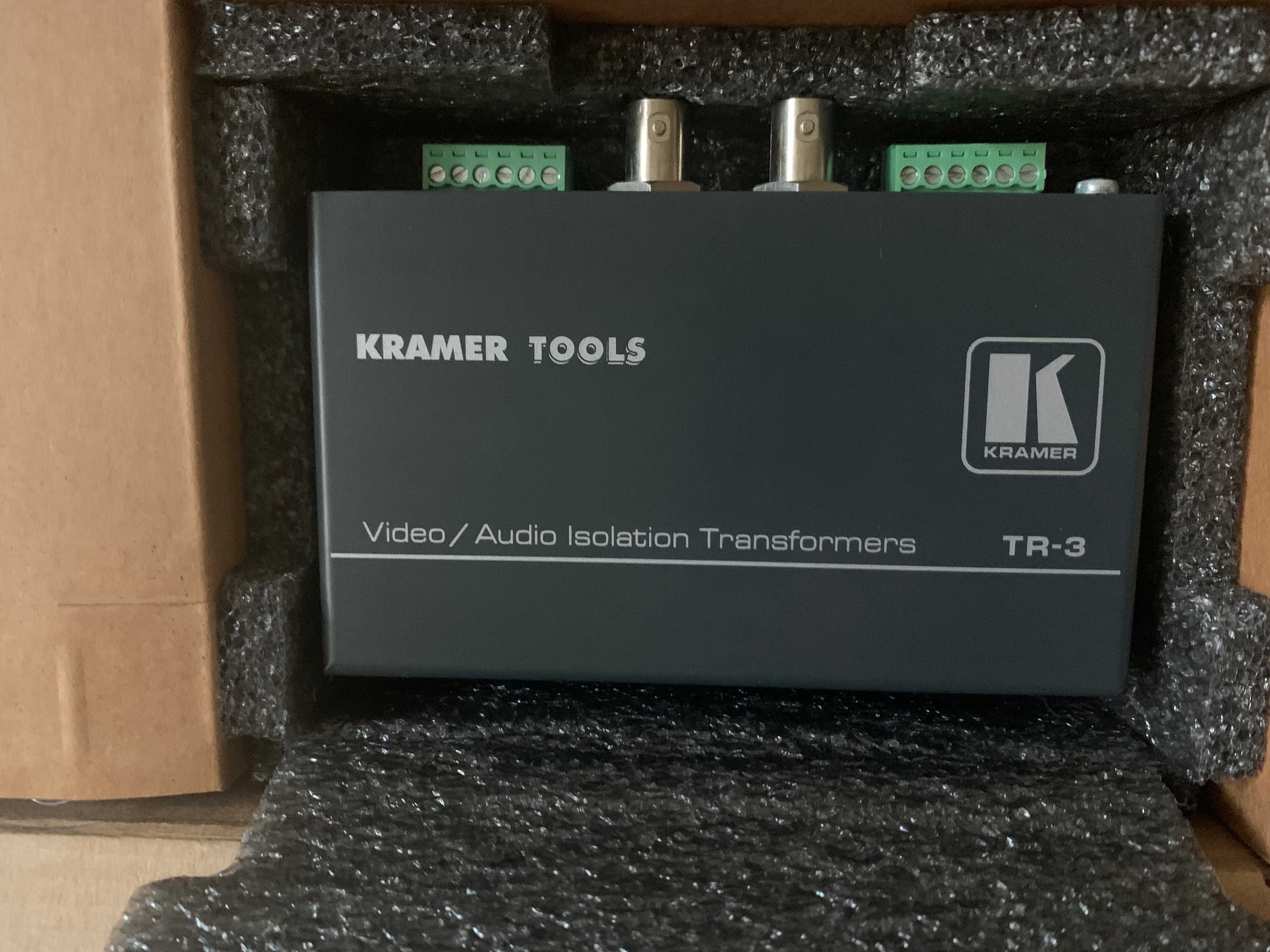Kramer TR-3 гальваніка прибирає наводки на аудіо сигнал чи відео стрім