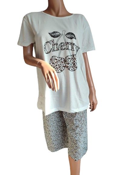 Piżama damska r XL duży rozmiar bawełna