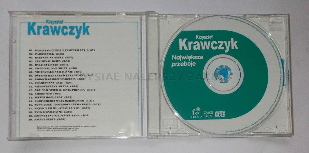 Krzysztof Krawczyk Największe Przeboje + Na Sylwestra... Zestaw 2 CD