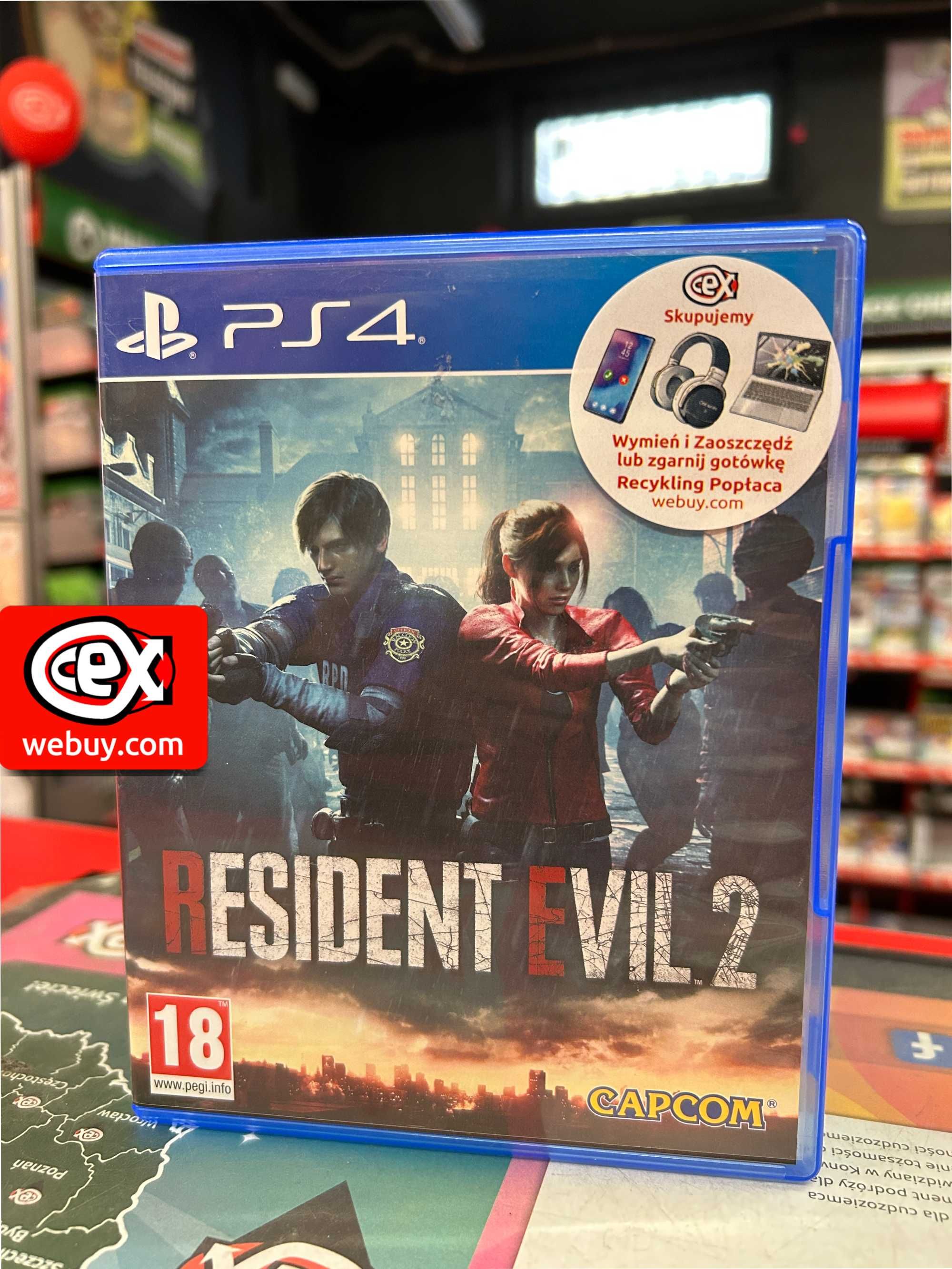 Gra Resident Evil 2 CeX Poznań