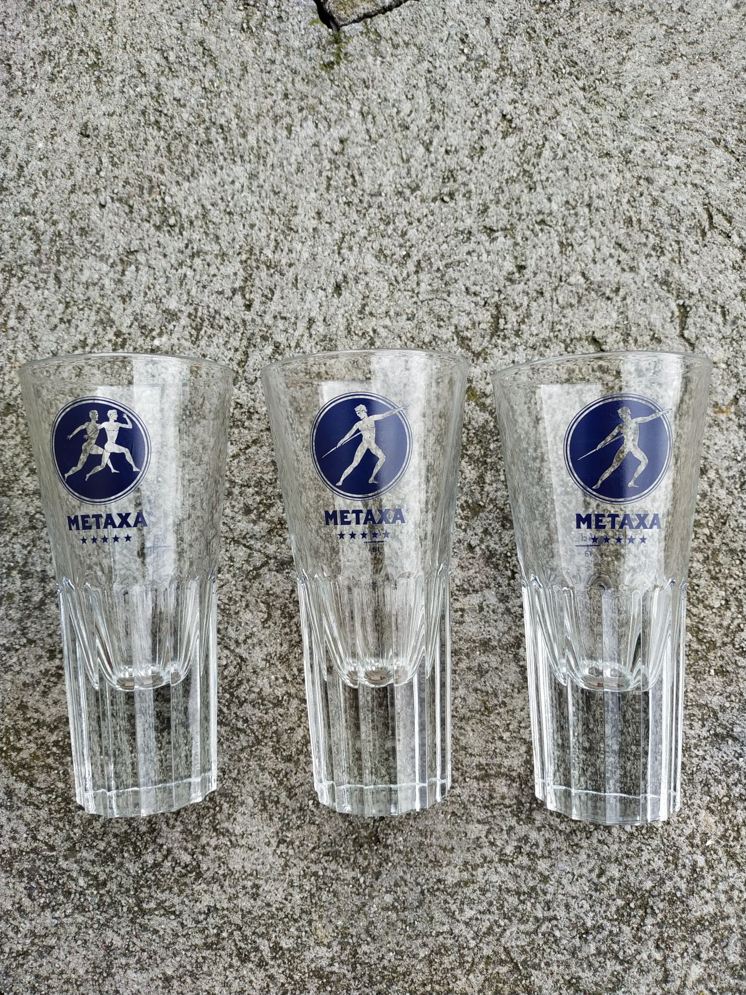 Szklanki Metaxa z podziałką 2 i 4 cl 6 szt