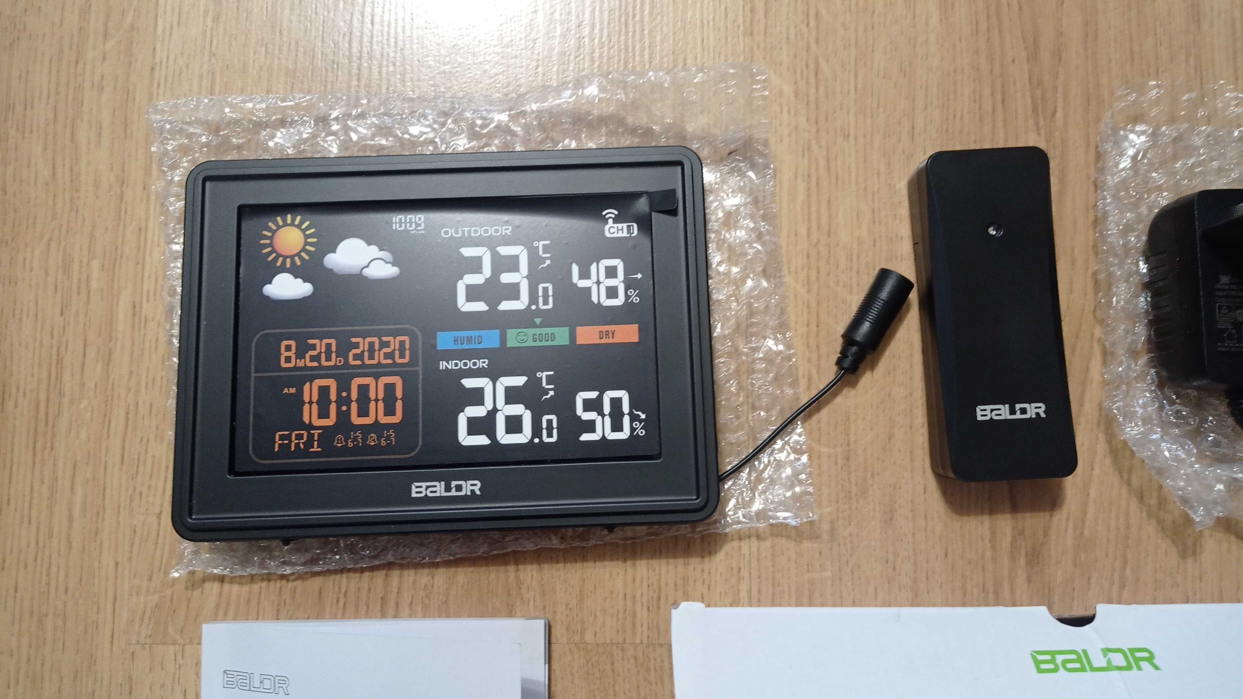 М22) Метеостанція  кольорова BALDR b0359wst2h2pr