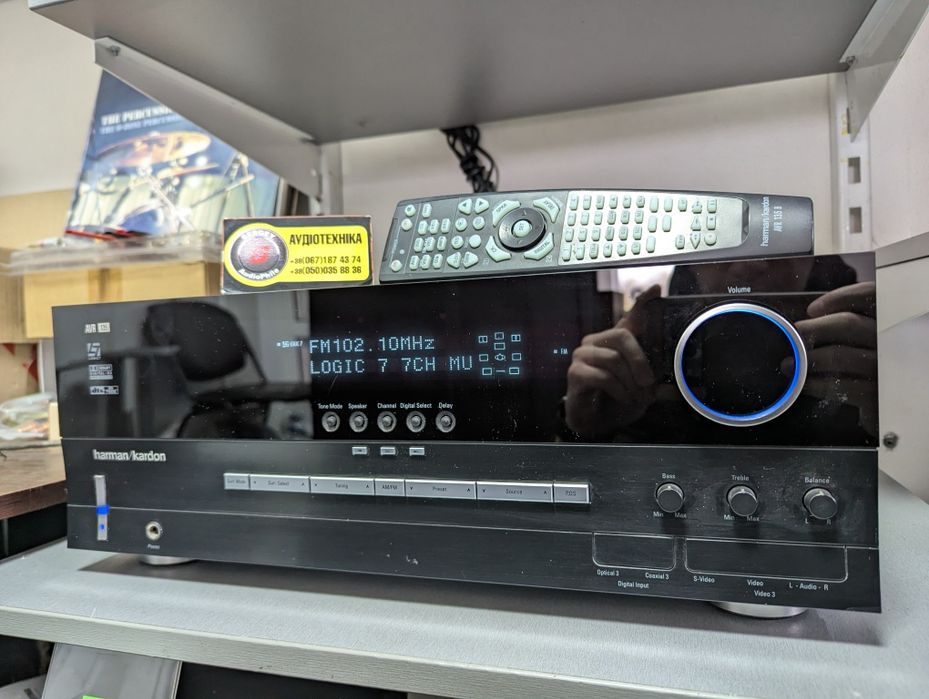 6.1 AV-ресивер Harman Kardon AVR 135. Пульт! Вага 11 кг.