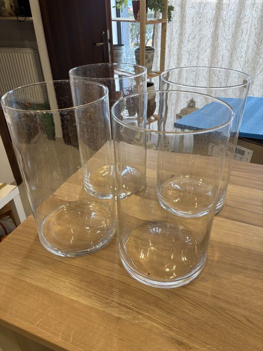 Szklane tuby szklany wazon tuba cylinder