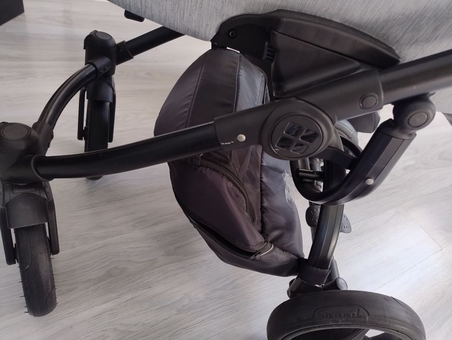 Wózek Bebetto Luca 3w1 gondola/spacerówka/ fotelik recaro isofix