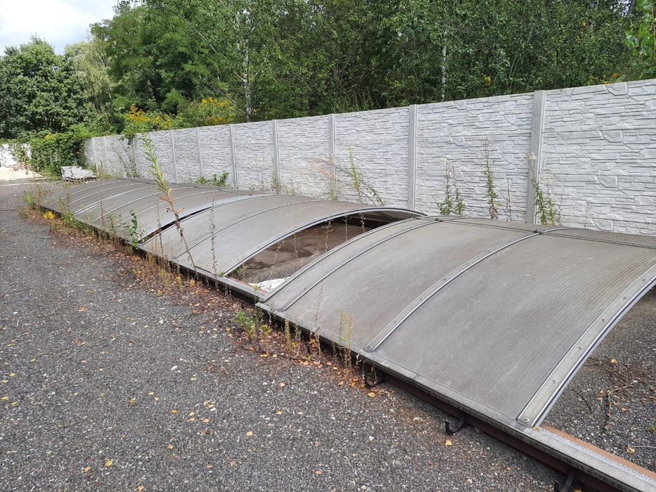 Zadaszenie łukowe poliwęglan 3x10