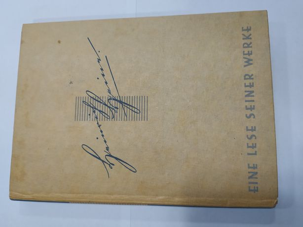 Stara niemiecka książka 1946 Eine Lese Seiner Werke Heinrich Heine