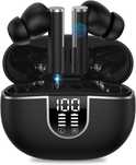 Słuchawki douszne Bluetooth IPX7, z mikrofonem 4HD BX35 spp53