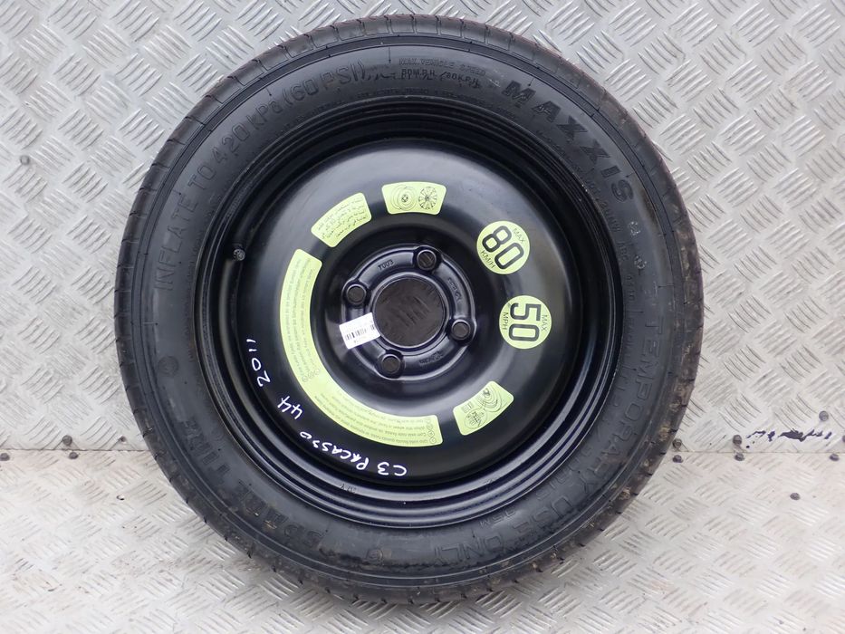 KOŁO ZAPASOWE DOJAZDOWE  CITROEN C3 PICASSO  ET 15  3,5JX15  125/80/15