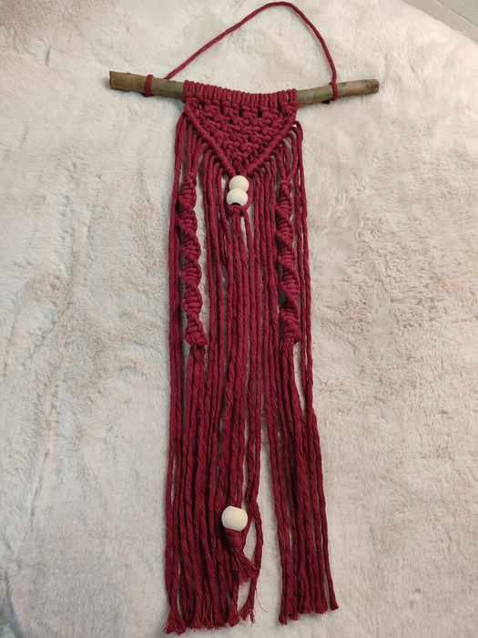 Painel decorativo macramé