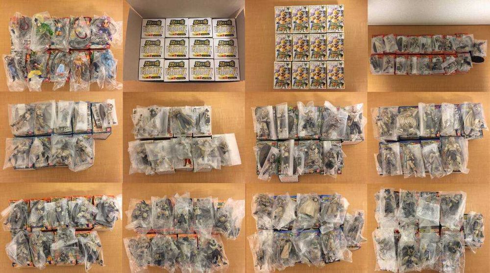 Dragon Ball Z Super Modelagem Soul Vol. 1-10 colorido e monocromático