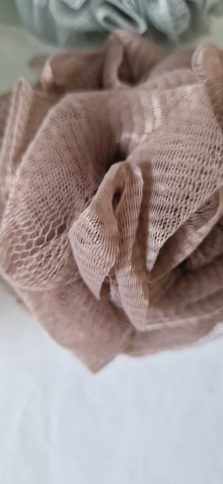 Zestaw 4 puf do kąpieli, myjek do kąpieli,