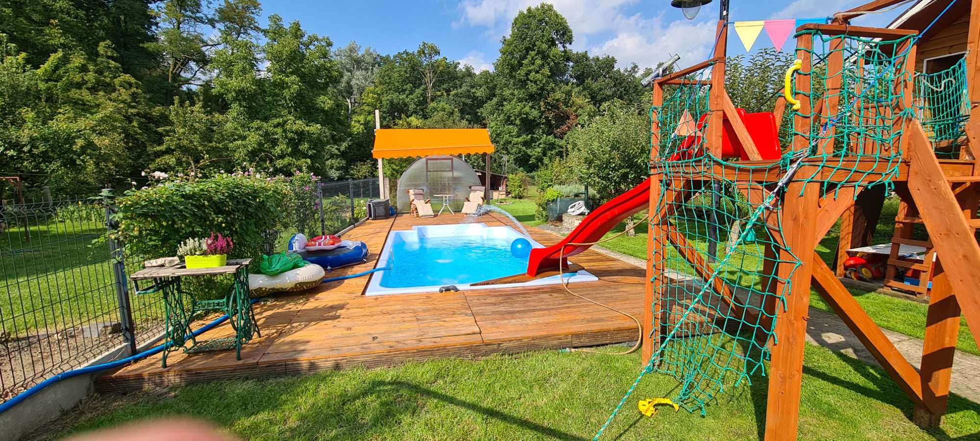 Basen ogrodowy poliestrowy IBIZA 600x300x140