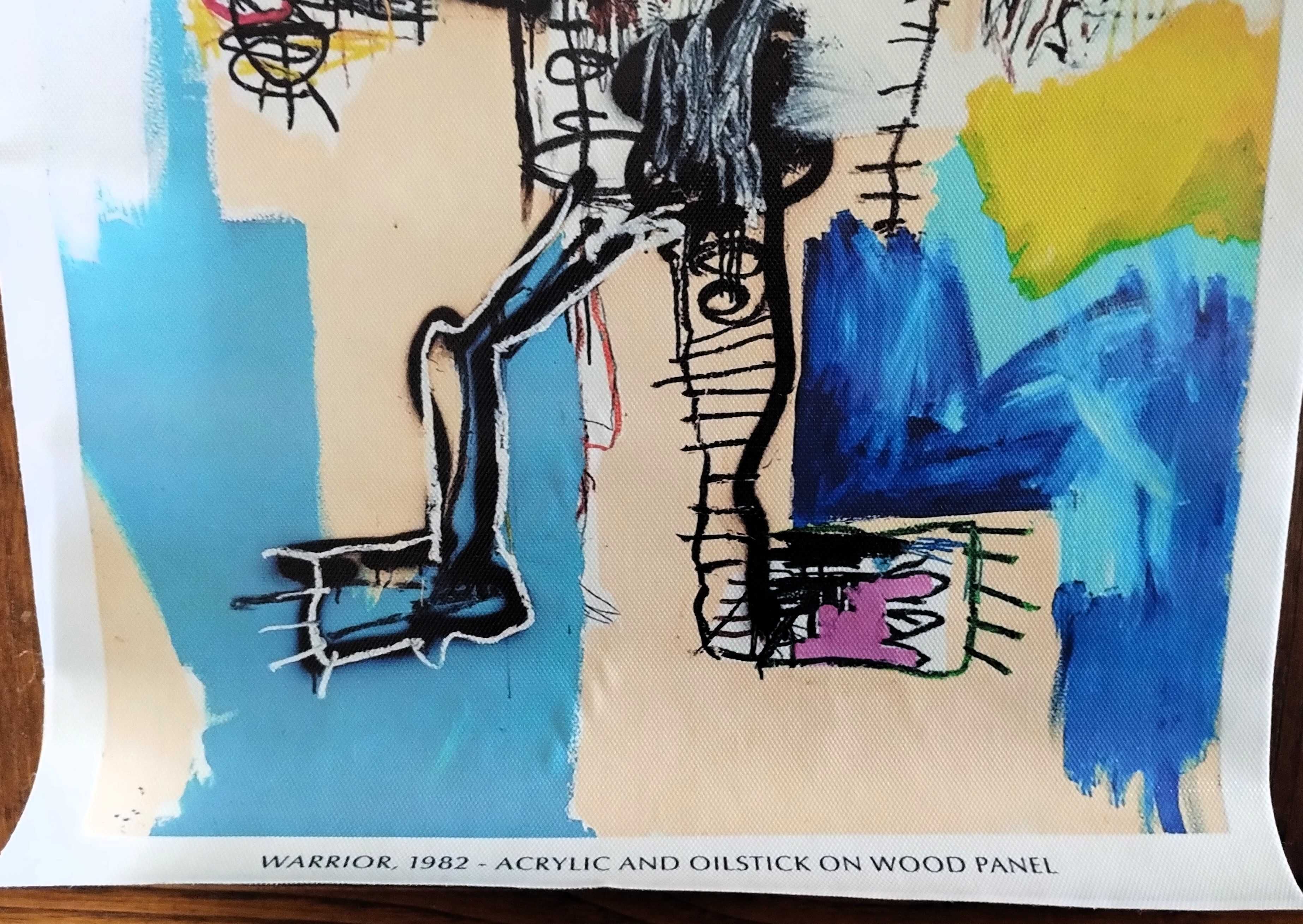 Tela 40cm X 30cm Impressa Basquiat - Warrior, 1982