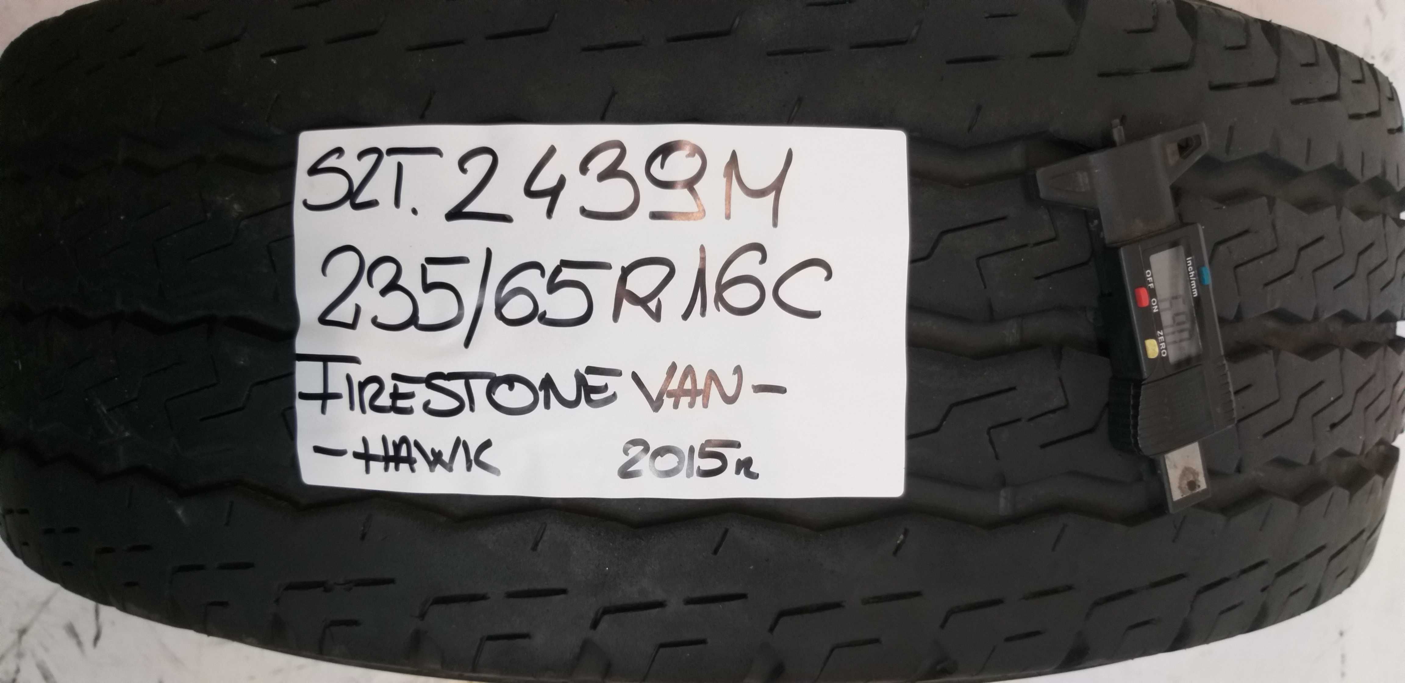 Szt2439M Sztuka 235/65R16C Firestone Van-Hawk 2015rok