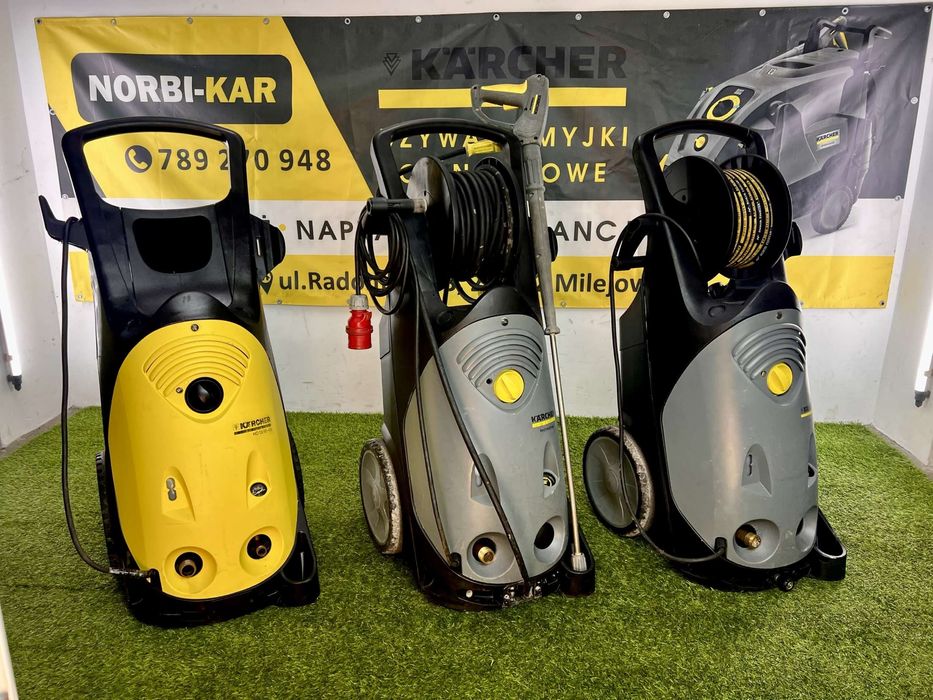 Myjki ciśnieniowe Karcher HD HDS 230V 400V gorąca woda •wolnoobrotowe