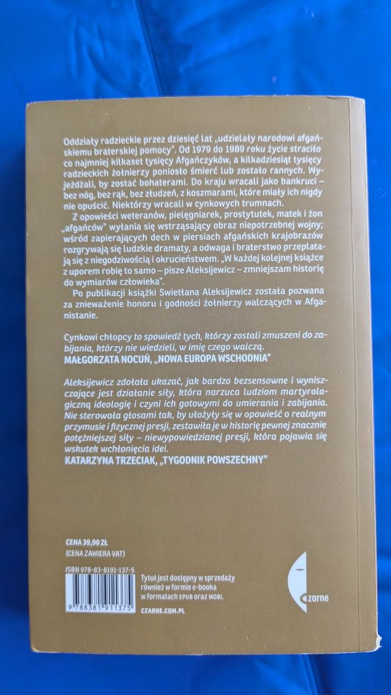 CYNKOWI CHŁOPCY Swietłana Aleksijewicz