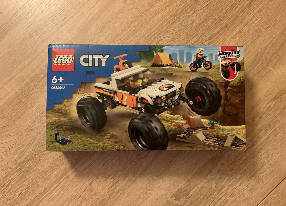 Nowe LEGO City 60387 Przygody samochodem terenowym z napędem 4x4