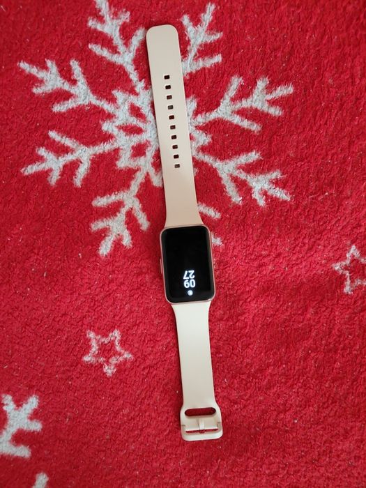 Smartwatch damski Samsung Galaxy Fit 3 różowe złoto bdb