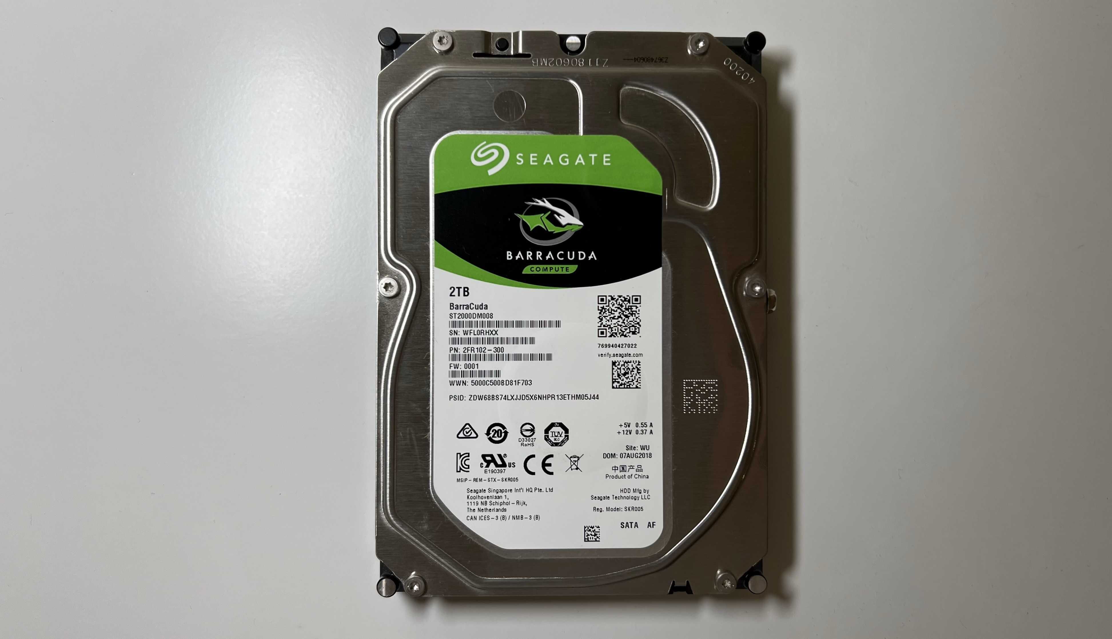 Жорсткий диск Seagate BarraCuda 3,5" (ST2000DM008) 2GB