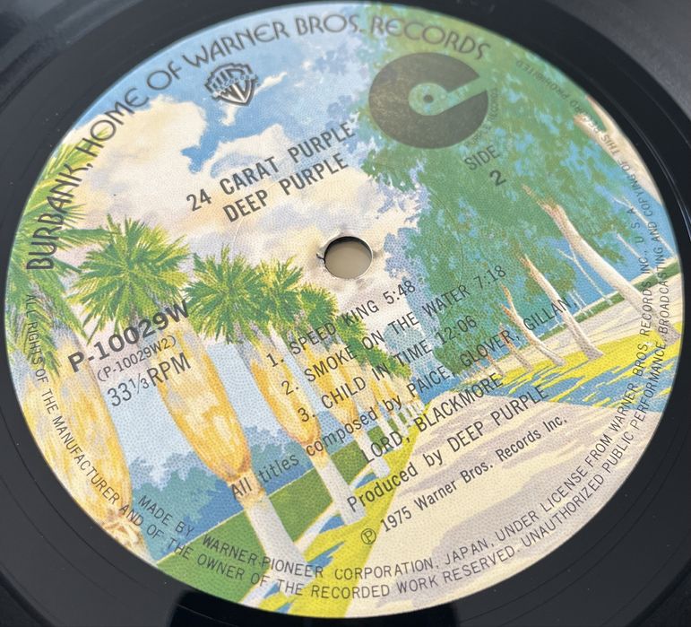 Deep Purple - 24 Carat Purple (Winyl, NM, LP, 1985, Japan, OBI)