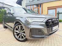 Audi Q7 7-osobowy S-line Matrix Led Aktywny Tempomat Lane Assist Znaki Salon
