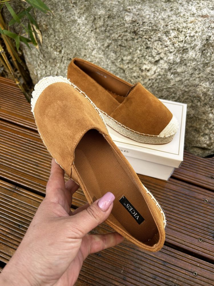 Espadryle Camel Vices r40