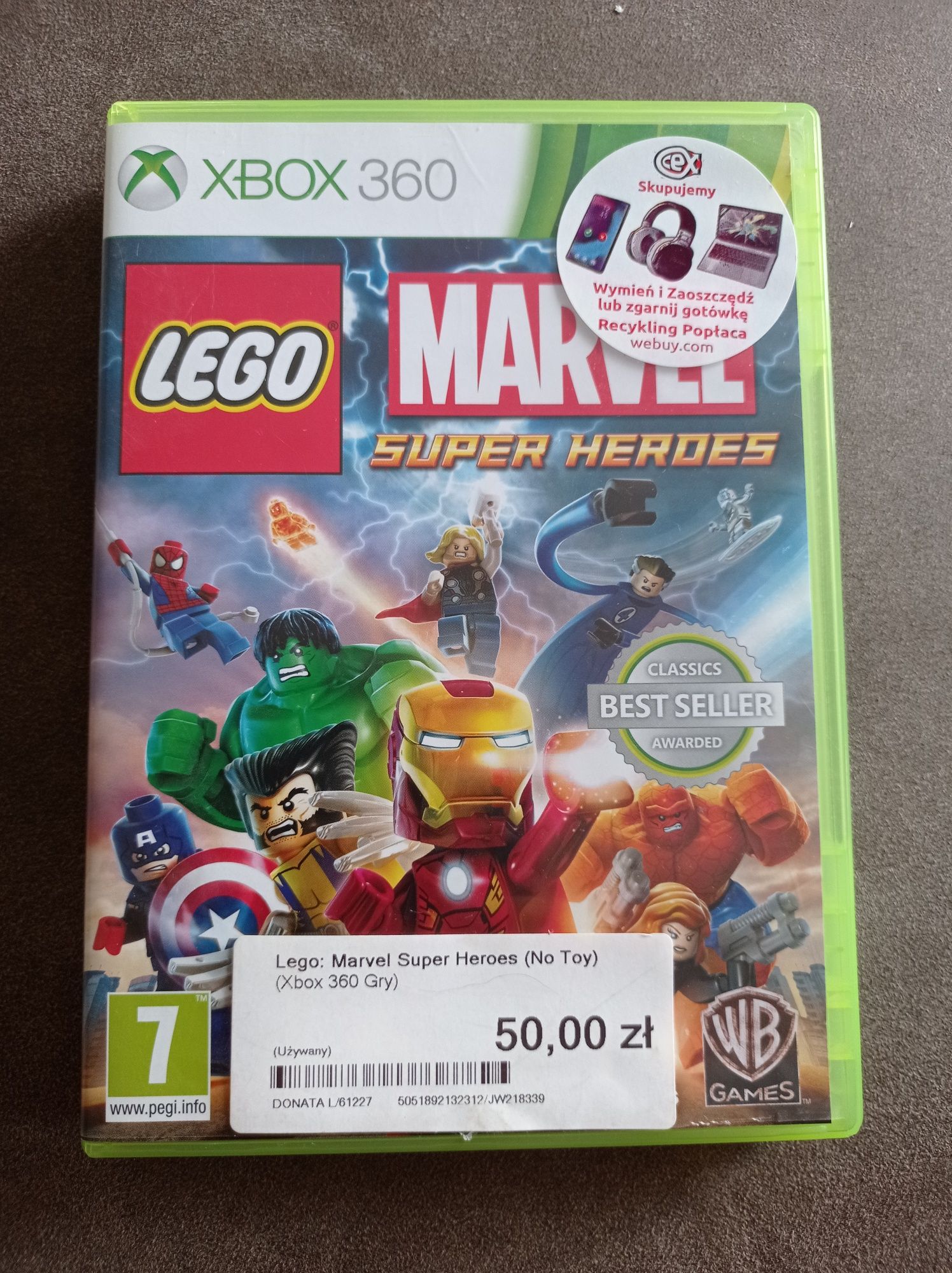 Gra Marvel super Herdes Xbox 360