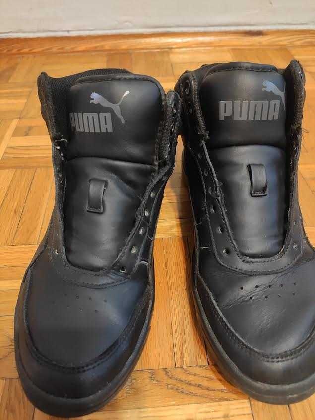 Buty PUMA chłopięce sportowe, czarne, rozm 38,5, (24,5 cm)