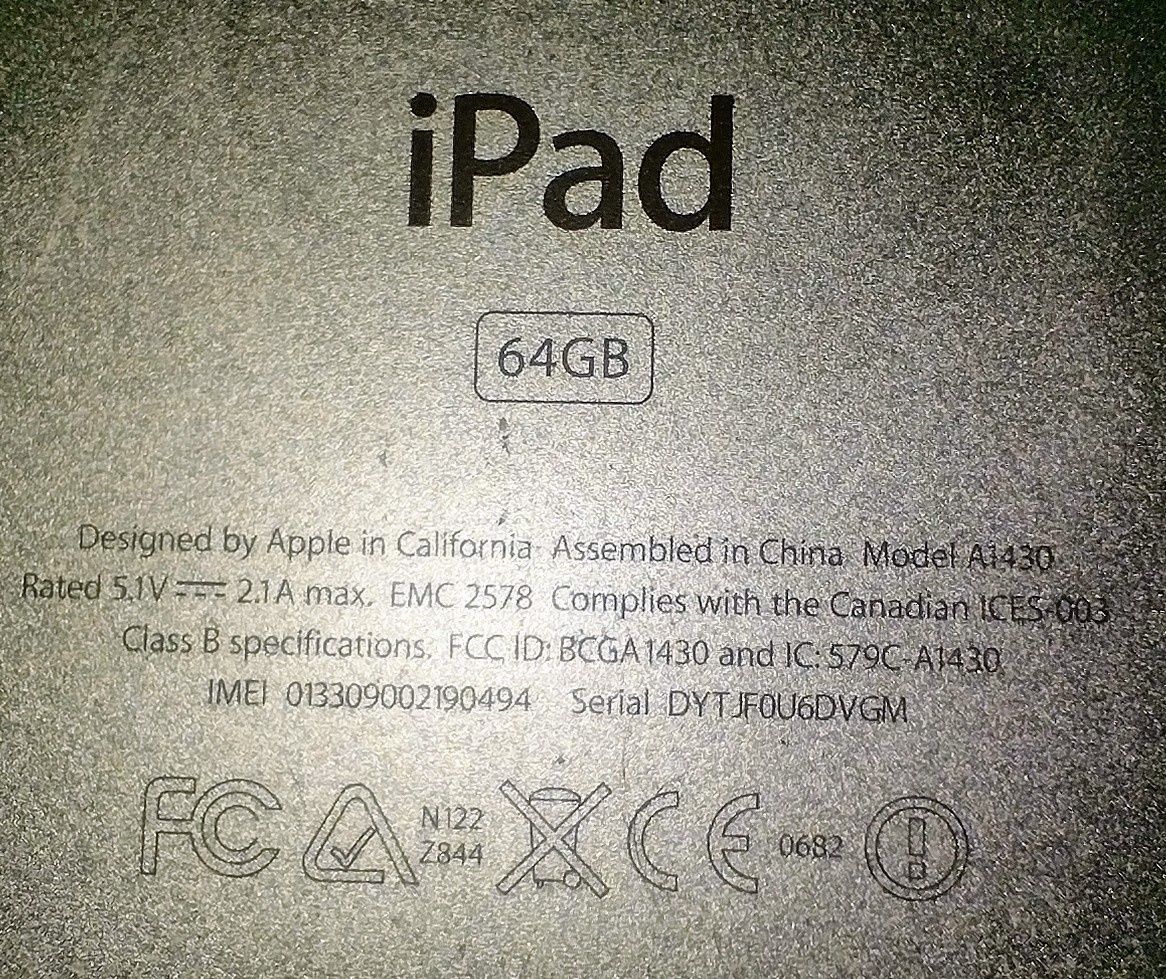 Ipad 3 wi-fi + LTE (4G), 64 Gb