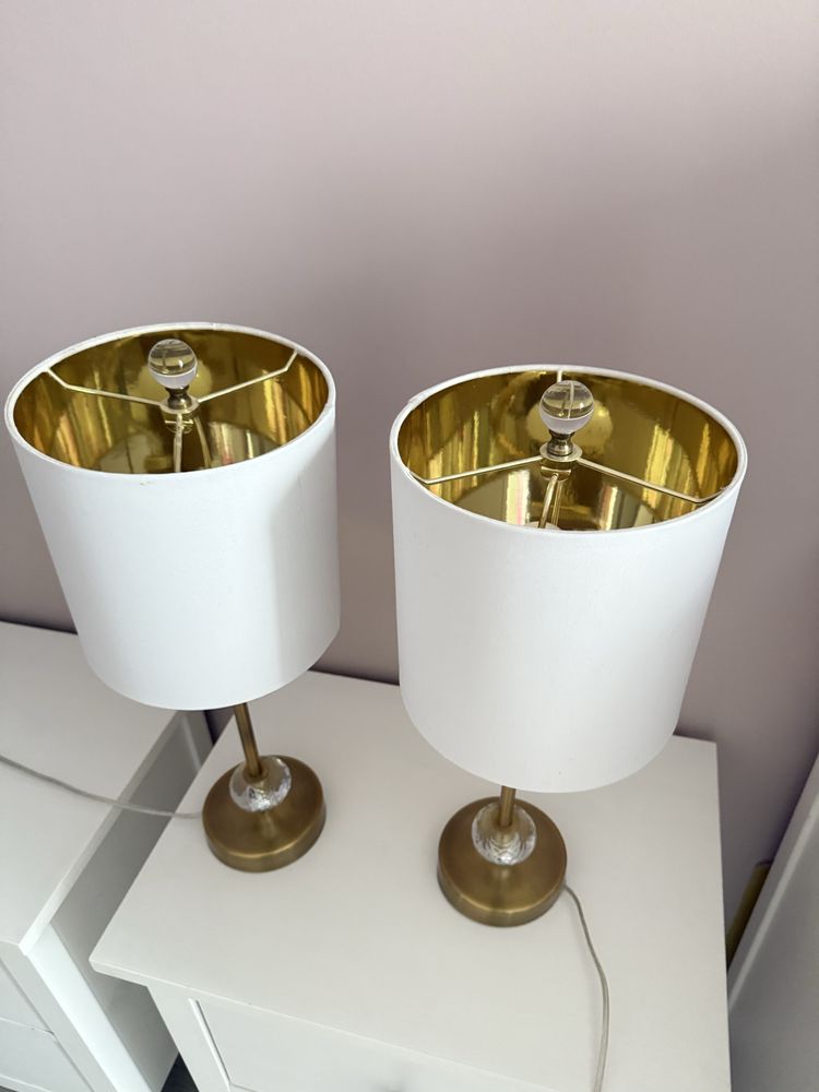 Lampa stołowa - TK Maxx- złota