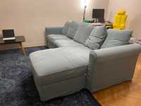 Sofa 3-osobowa z szezlongiem, Ljungen jasnozielony Ikea