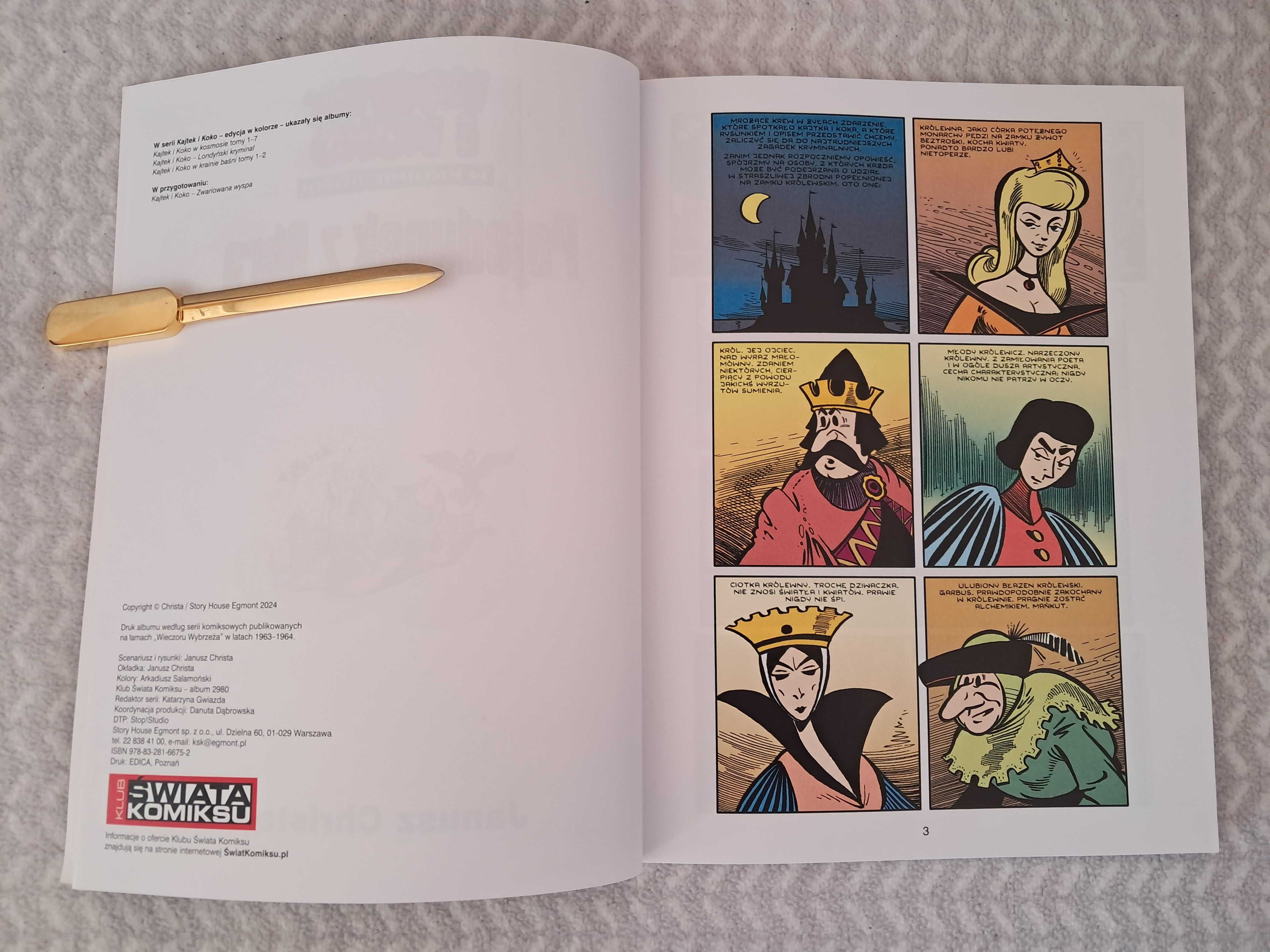 Książka - komiks „Kajtek i Koko – Pojedynek z Abrą” J. Christa