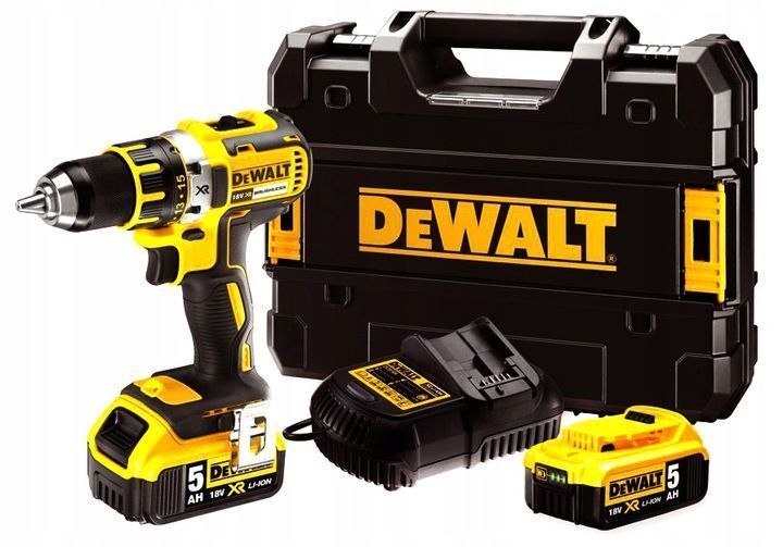 Akumulatorowa Wiertarko-Wkrętarka Xr 18V 2*5.0Ah Li DeWalt