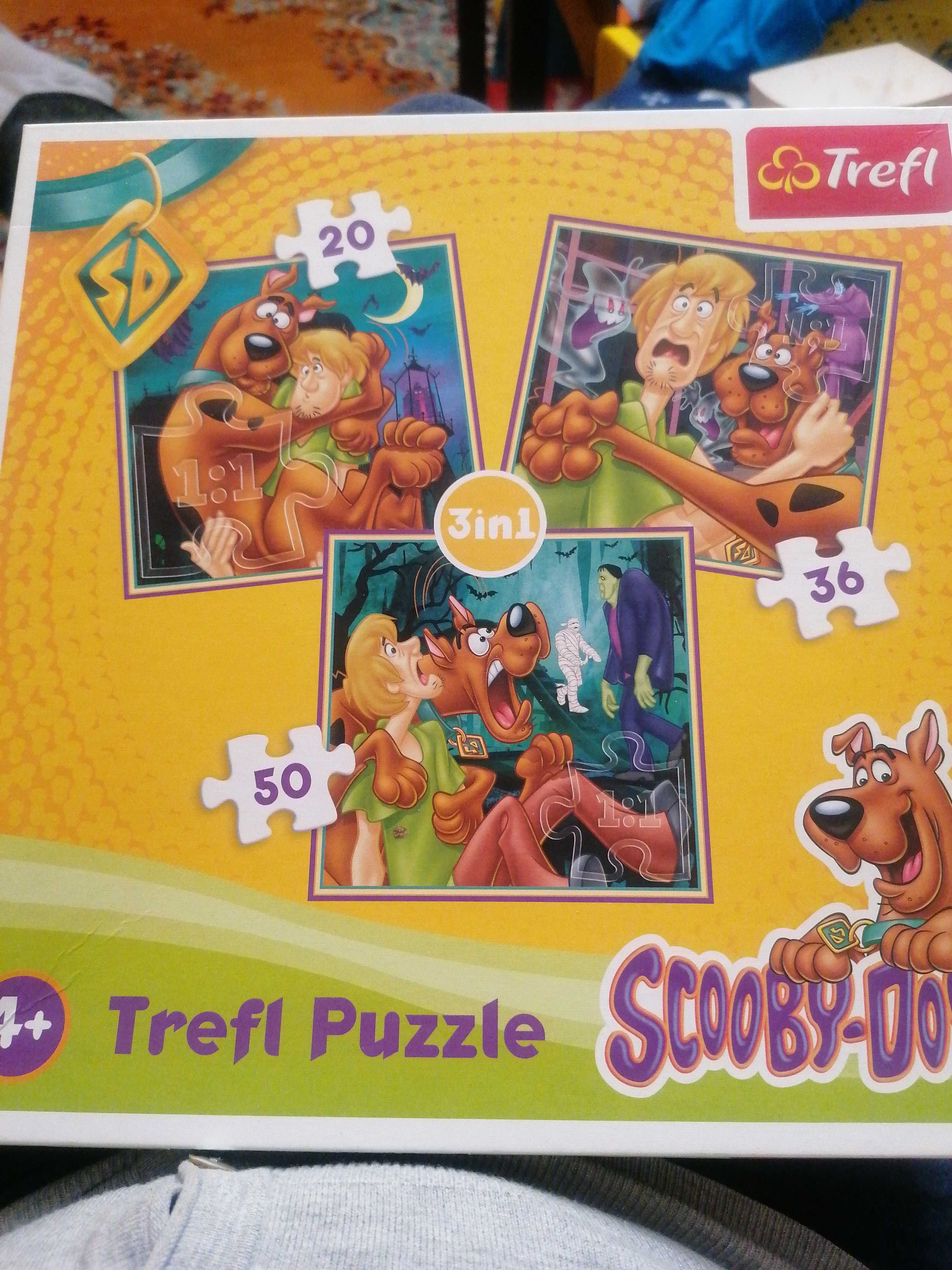 Puzzle scooby doo 3w1