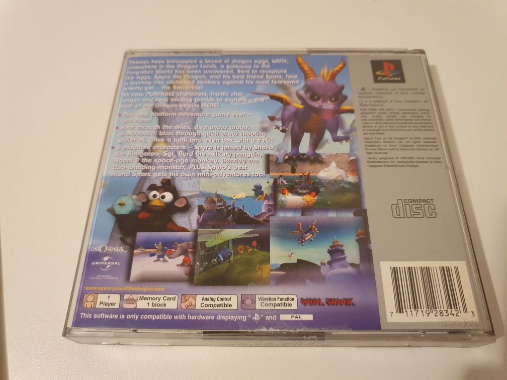 Spyro  3 Year Of The Dragon PS1 PSX