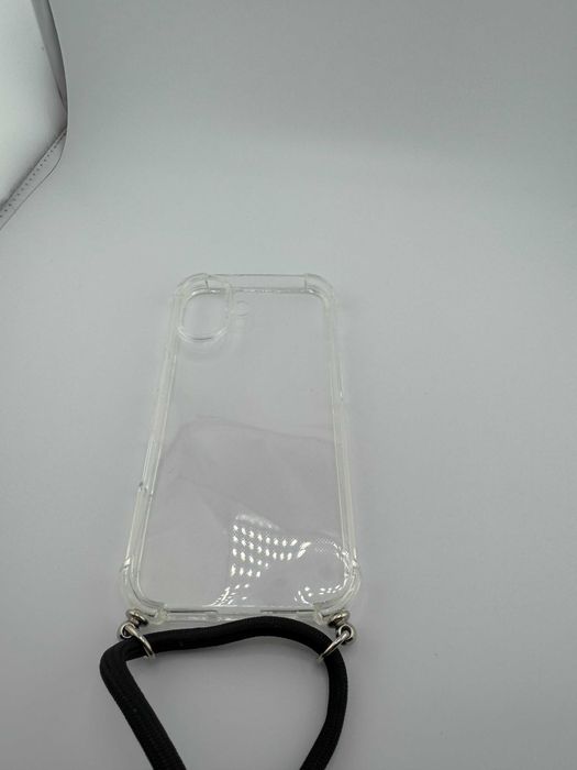 Etui case plecki przeźroczyszte do iPhone 16 z sznurkiem