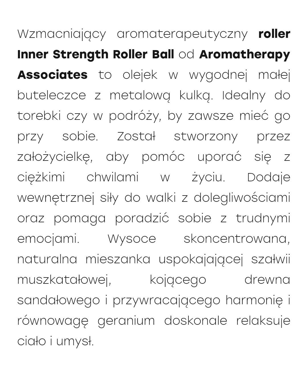 Aromatherapy associates Roller Ball Inner Strength