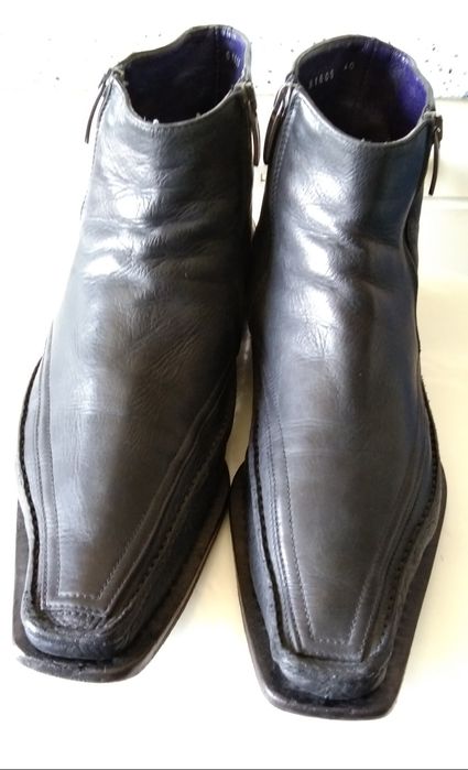 Туфли кожаные, Италия, мягкая кожа, высокие.