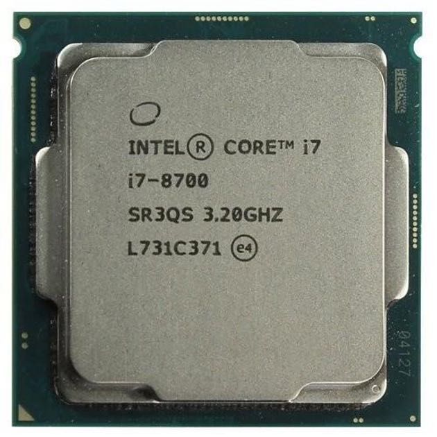 Процесор Intel core i7 8700/Гар 3 міс/SiliconFox