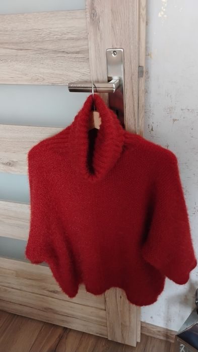 Golf moherowy  rdzawy