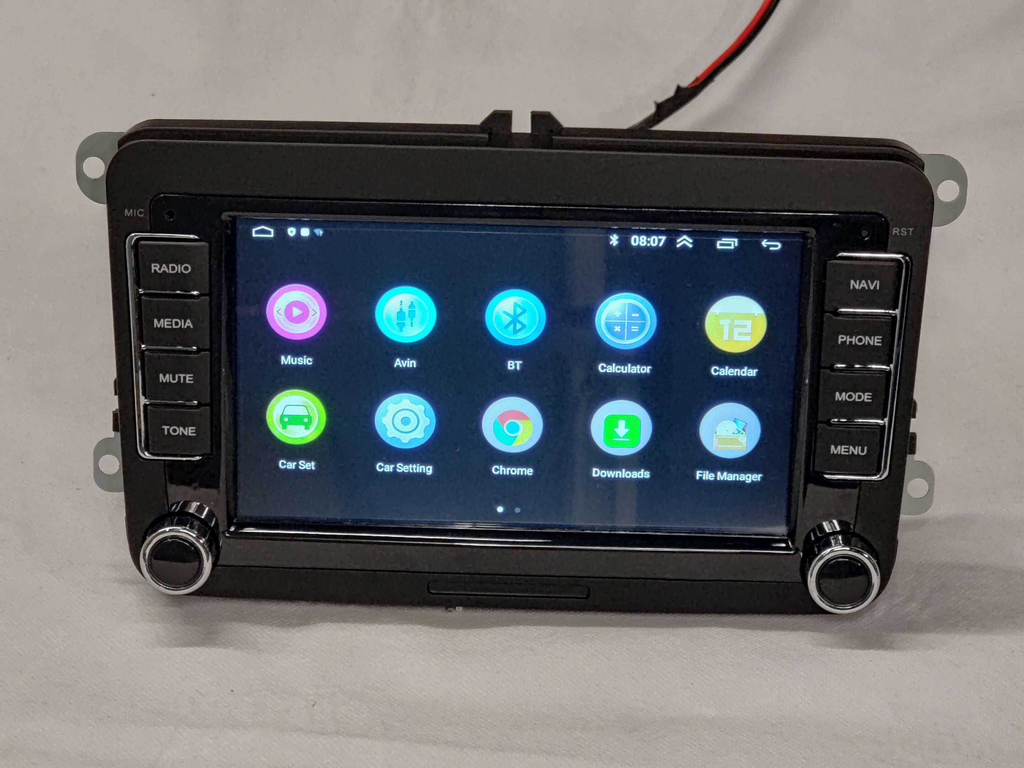 Rádio Volkswagen VW SEAT SKODA - Android 11 – 2 DIN GPS WIFI - Novo