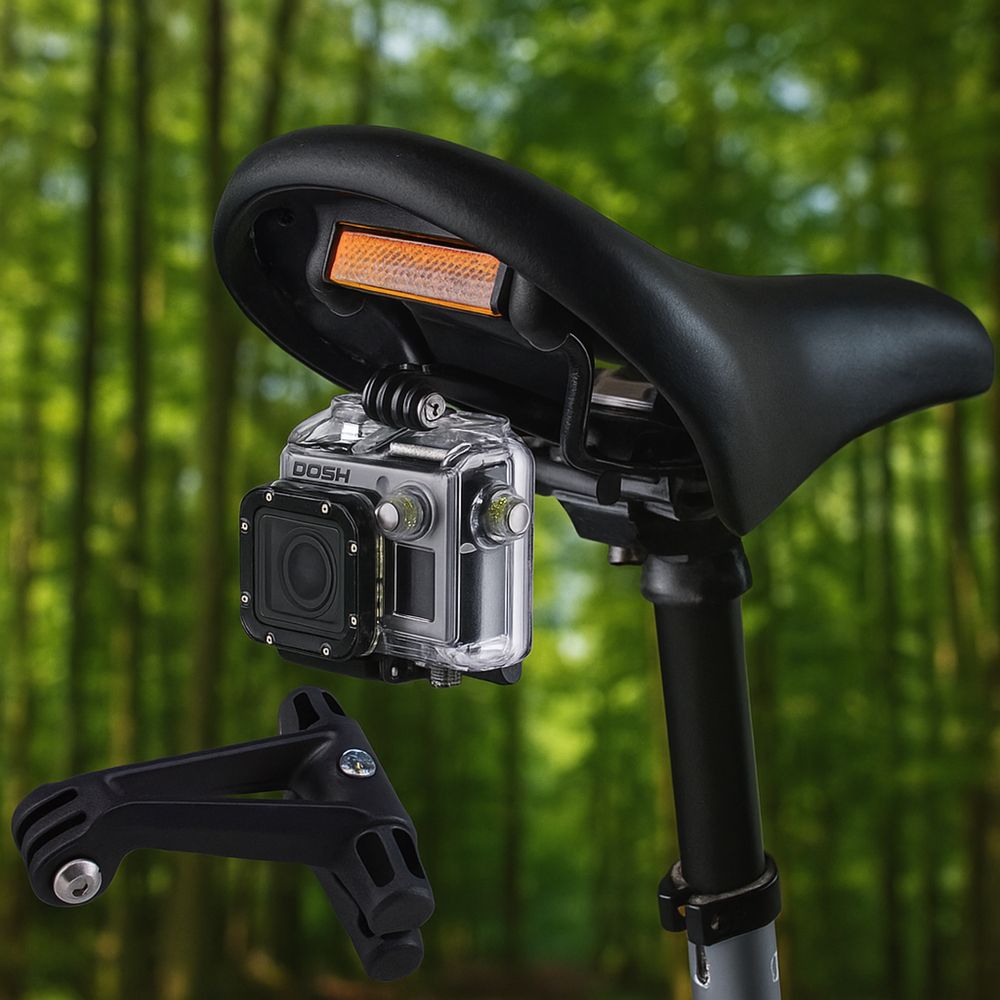 Uchwyt pod siodełko do lampki Garmin Varia oraz GoPro