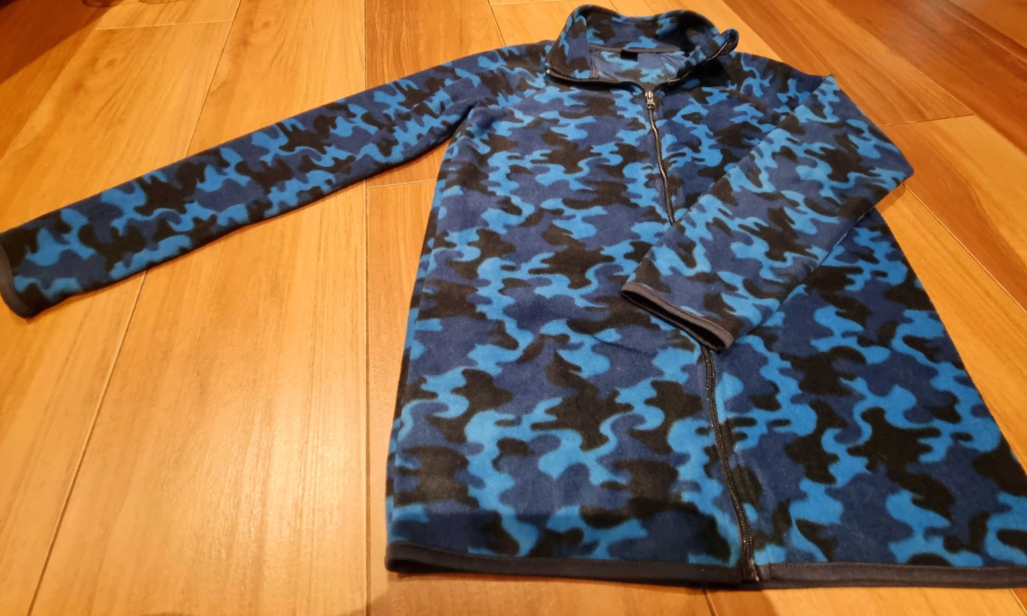Polar NOWY bluza polarowa R 158 Y.F.K rozpinany ciepły granatowy